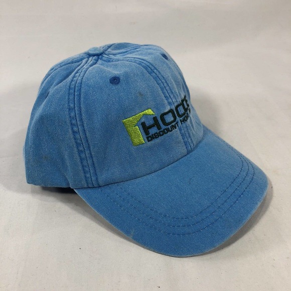 Hoods Discount Home Center Hat Cap Adjustable Blue One Size Fits Most OSFM - Picture 4 of 16